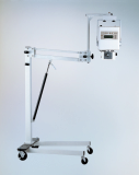 Mobile stand portable x_ray unit positioning aid 